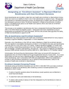 Questions for California about the Standards & Conditions for its Proposed Capitated Financial Alignment Demonstration
