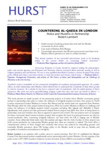 Terrorism / Al-Qaeda / Organized crime / Crime / Abu Qatada / North London Central Mosque / Islam / Islamic terrorism / Islamism