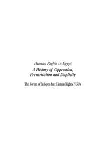 Structure / Universal Periodic Review / United Nations Human Rights Council / Non-governmental organization / Egyptian Association for Community Participation Enhancement / Egyptian Organization for Human Rights / Michael Posner / Human rights / Politics / Ethics