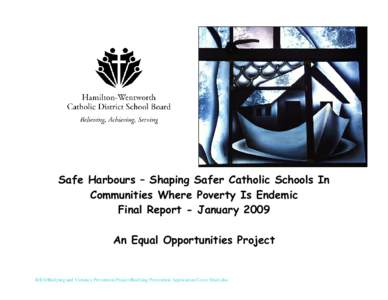 Microsoft Word - HamiltonWentworthSafe Harbours FINAL Report.doc