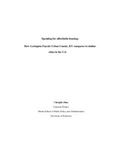 Section 8 / Low-Income Housing Tax Credit / Kentucky Housing Corporation / United States Department of Housing and Urban Development / HOME Investment Partnerships Program / Public housing / Housing trust fund / Subsidized housing / Supportive housing / Affordable housing / Housing / Poverty