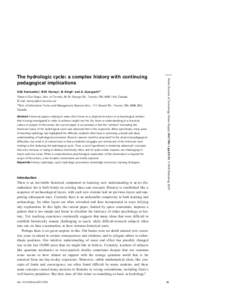 S.M. Karterakis*, B.W. Karney*, B. Singh* and A. Guergachi** *Dept of Civil Engin., Univ. of Toronto, 35 St. George Str., Toronto, ON, M5S 1A4, Canada (E-mail: [removed]) **Sch. of Information Techn. and Man