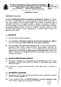 Prefeitura Municipal da Estância Balneária de Ilhabela Rua Prefeito Mariano Procópio de Araújo Carvalho, 86 - Perequê - CEPEstado de São Paulo - Brasil - FonefFaxCNN32 1