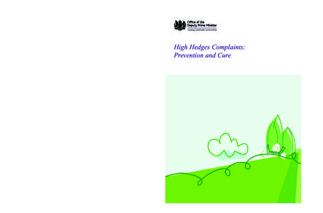 High Hedges Complaints: Prevention and Cure