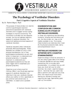 Nervous system / Health / Balance disorder / Vestibular system / Equilibrioception / Labyrinthitis / Vestibular hyperacusis / Neurological disorders / Mind / Sensory system