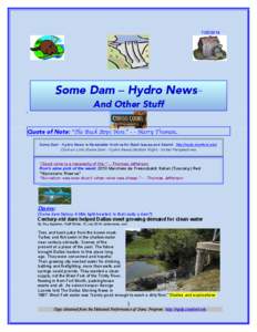 [removed]Some Dam – Hydro News TM