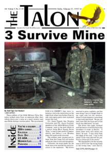 Talon 3 Survive Mine Friday, February 21, 1997 the