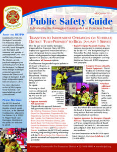 4th Quarter[removed]Public Safety Guide Published by the Barrington Countryside Fire Protection District ABOUT