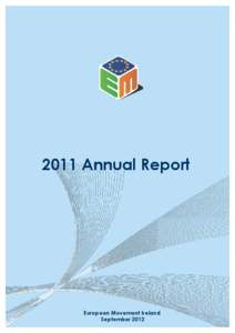 2011 Annual Report  European Movement Ireland September[removed]