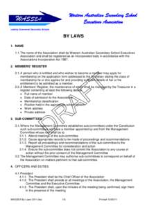 Microsoft Word - WASSEA By-Laws 2011.doc