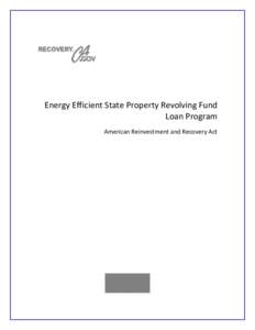 Energy Efficient State Property Revolving Fund Loan Program American Reinvestment and Recovery Act Executive Summary July-August 2012