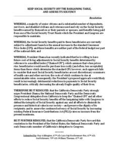 Economy of the United States / Price indices / Government / Federal Insurance Contributions Act tax / Consumer Price Index / Democratic Party / Cost of living / United States federal budget / Economic policy / Social Security / Federal assistance in the United States / Taxation in the United States