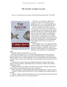 THE ANGLER: An Emilia Cruz Story  by CARMEN AMATO