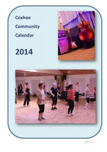 Coxhoe Community Calendar 2014