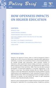 Policy Brief  UNESCO Institute for Information Technologies in Education 2014