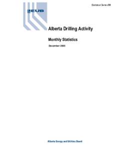 ST59: Alberta Drilling Activity Monthly Statistics for[removed]Dec 2005)