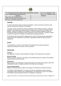 Contract law / Civil engineering / General contractor / Independent contractor / Subcontractor / Occupational safety and health / Contractor screening / Owner-controlled insurance program / Business / Construction / Employment