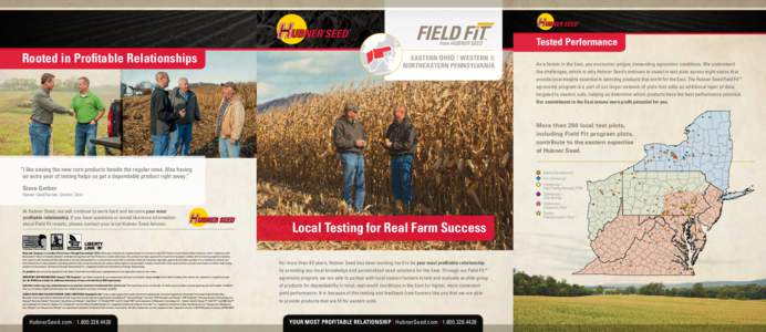 Tested Performance  Rooted in Profitable Relationships EASTERN OHIO | WESTERN & NORTHEASTERN PENNSYLVANIA