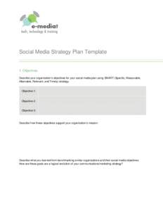 Microsoft Word - Social Media Strategy Template