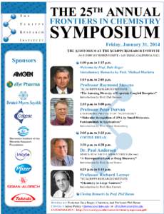 25th Symposium Flyer 2014