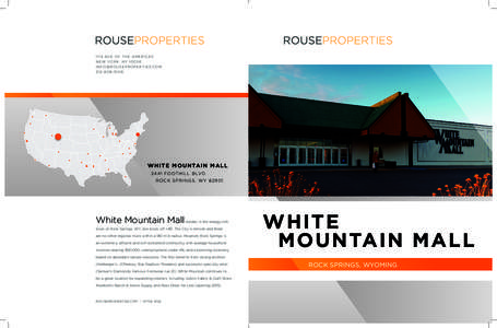 White Mountain Mall / Geography of the United States