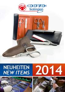 NEUHEITEN NEW ITEMS 2014  NEUHEITEN · NEW ITEMS 2014