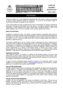 Microsoft Word - Petitions Information Sheet March 2014.docx