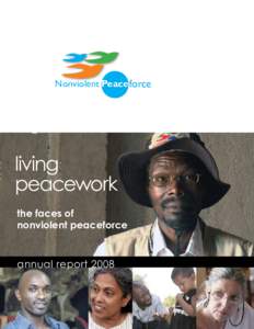 Nonviolent Peace force  living peacework the faces of nonviolent peaceforce