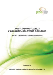 NJZ Jaslovské Bohunice - Požiadavky RoH