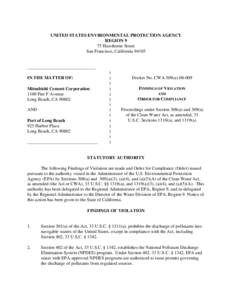 Water pollution / Clean Water Act / Stormwater / Water quality / Surface runoff / Effluent limitation / United States Environmental Protection Agency / Regulation of ship pollution in the United States / Concentrated Animal Feeding Operations / Environment / Water / Earth