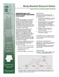 United States Forest Service / Computer security / IPCC Third Assessment Report / Cyberwarfare / Security / Risk / Social vulnerability / Vulnerability