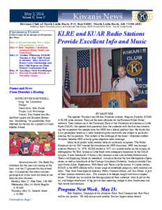 May 2, 2014  Volume 11, Issue 27