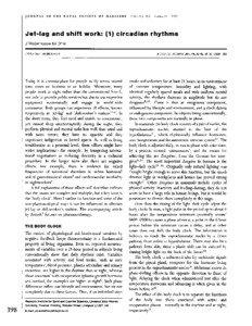 Physiology / Circadian rhythm / Melatonin / Phase response curve / Jet lag / Suprachiasmatic nucleus / Entrainment / Zeitgeber / Chronobiology / Circadian rhythms / Biology / Sleep