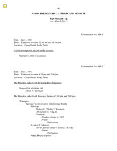 John Dean / Richard Nixon / Alexander Haig / Daniel Ellsberg / Henry Kissinger / Ron Ziegler / Telephone tapping / H. R. Haldeman / United States / Watergate scandal / John Ehrlichman