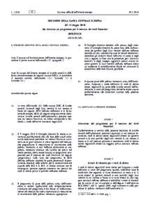 Decisione della Banca centrale europea, del 14 maggio 2010, che istituisce un programma per il mercato dei titoli finanziari (BCE[removed])