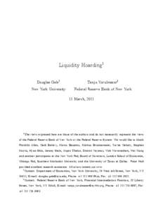 Finance / Market liquidity / Liquidity risk / Money market / Liquidity premium / Asset-backed security / Liquidity crisis / Flight-to-quality / Financial markets / Financial economics / Economics