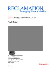 Draft Henrys Fork Basin Study Final Report