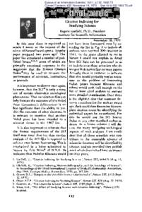 Essays of an Information Scientist, Vol:1, p.132, Current Contents, #33, November 18, 1970 See Vo1p133pdf citation Indexing for