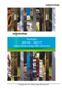 Studiegids:  locatie Wellantcollege MBO Gorinchem  StudiegidsWellantcollege MBO Gorinchem