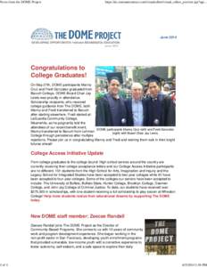 News from the DOME Project  https://ui.constantcontact.com/visualeditor/visual_editor_preview.jsp?age... June 2014