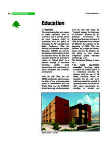 Lebanon / Asia / Education in Lebanon / State school