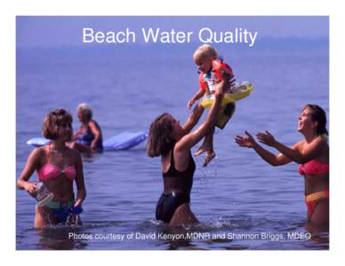 Water / Natural environment / Environment / Environmental policy in the United States / United States Environmental Protection Agency / Nutshell / Beach / Water testing / Earth