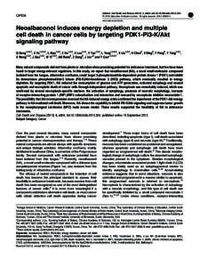 OPEN  Citation: Cell Death and Disease[removed], e804; doi:[removed]cddis[removed] & 2013 Macmillan Publishers Limited All rights reserved[removed]www.nature.com/cddis