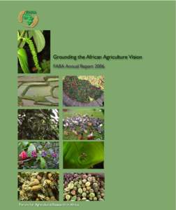 Grounding the African Agriculture Vision FARA Annual Report 2006 Forum for Agricultural Research in Africa  Cover photos