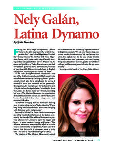 Nely Galán / The Apprentice / Count Me In