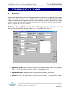 Microsoft Word - 8-FeeForServiceClaims.doc