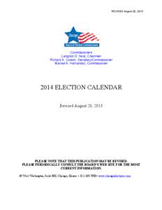 2014 Election Calendar[removed]rev