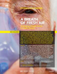 Evidence in the Making  A Breath of Fresh Air Developing a Simple Test for a Complex Disease