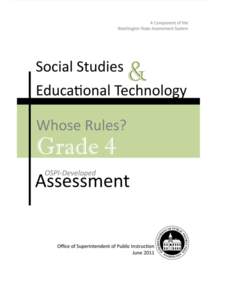 Office of Superintendent of Public Instruction Old Capitol Building P.O. Box[removed]Olympia, WA[removed]For more information about the contents of this document, please contact: OSPI-Developed Assessments for Educatio