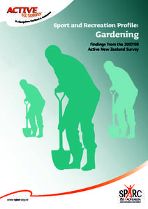 Sport and Recreation Profile: Gardening